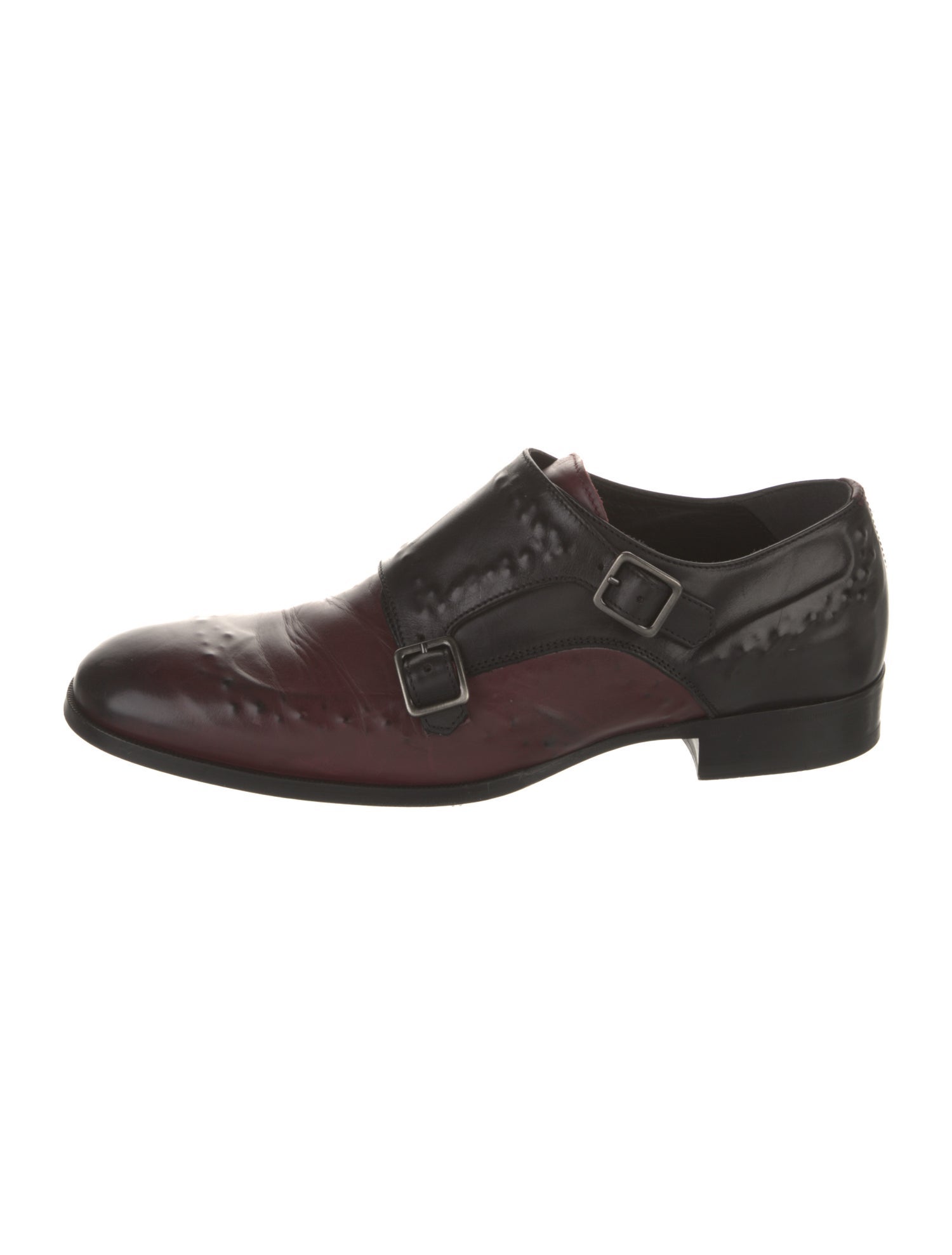 Alexander McQueen Leather Monk Straps